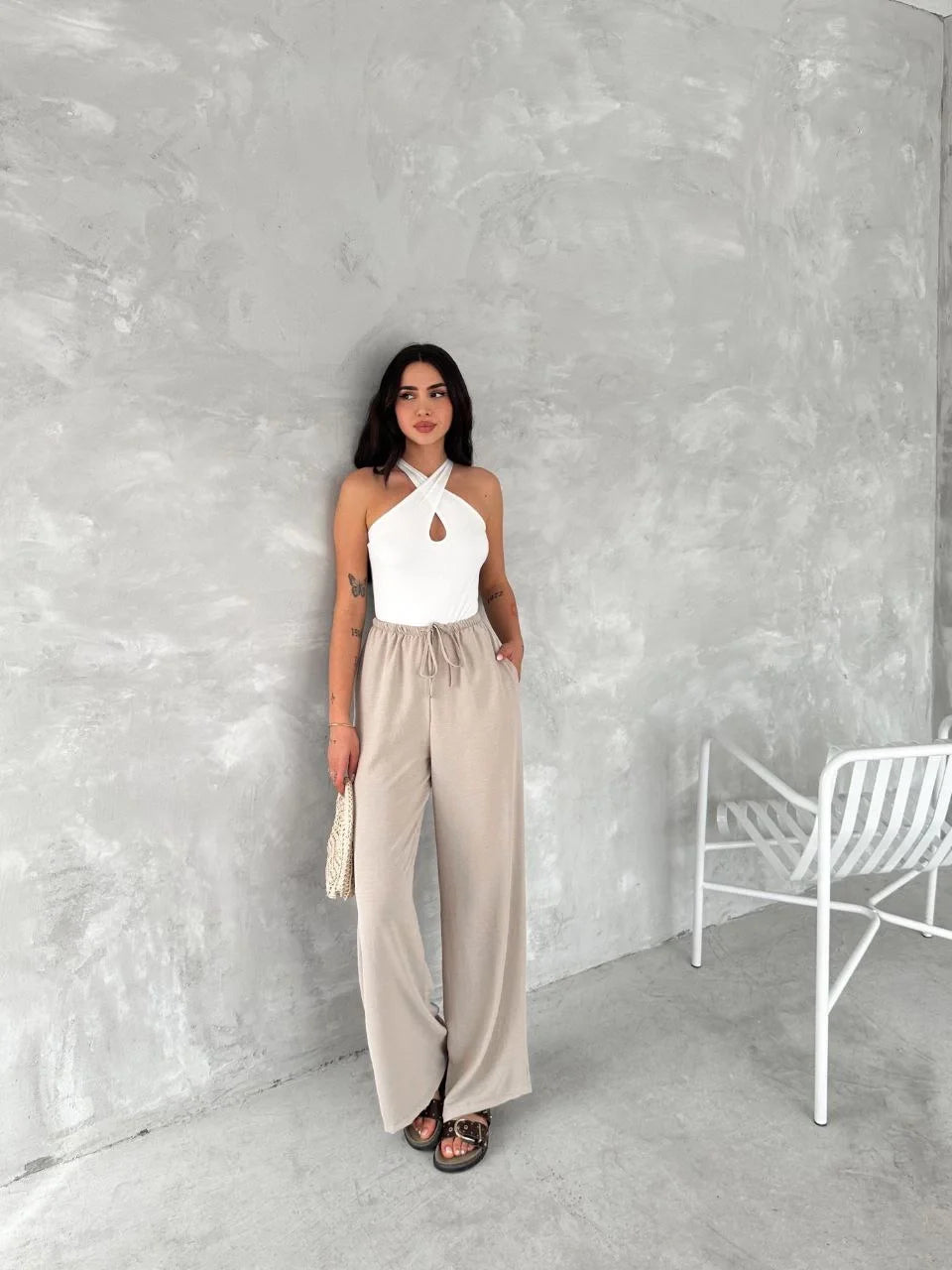 Ayrobin Oversize Kadın Pantalon - Varsayılan