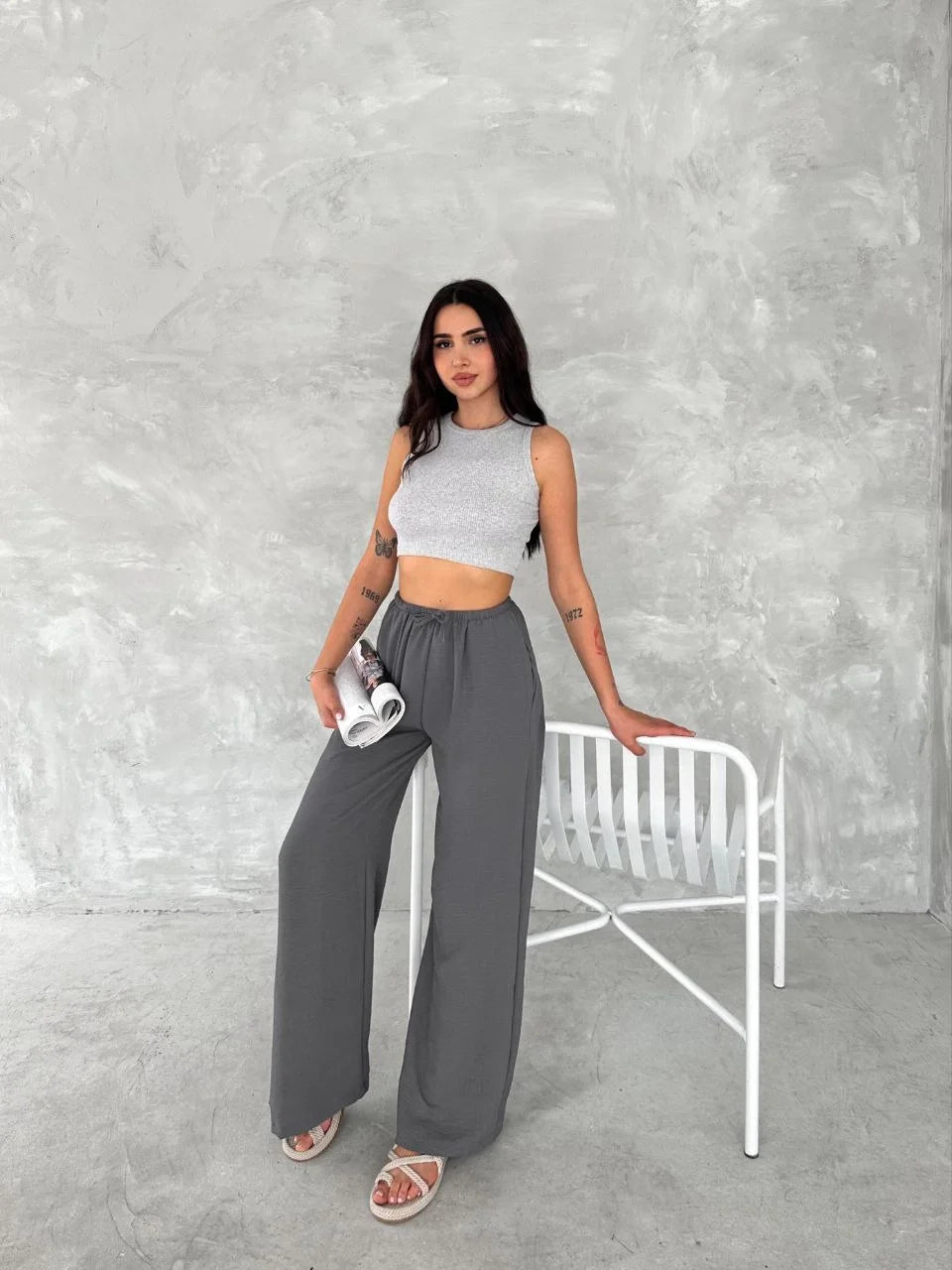 Ayrobin Oversize Kadın Pantalon - Varsayılan