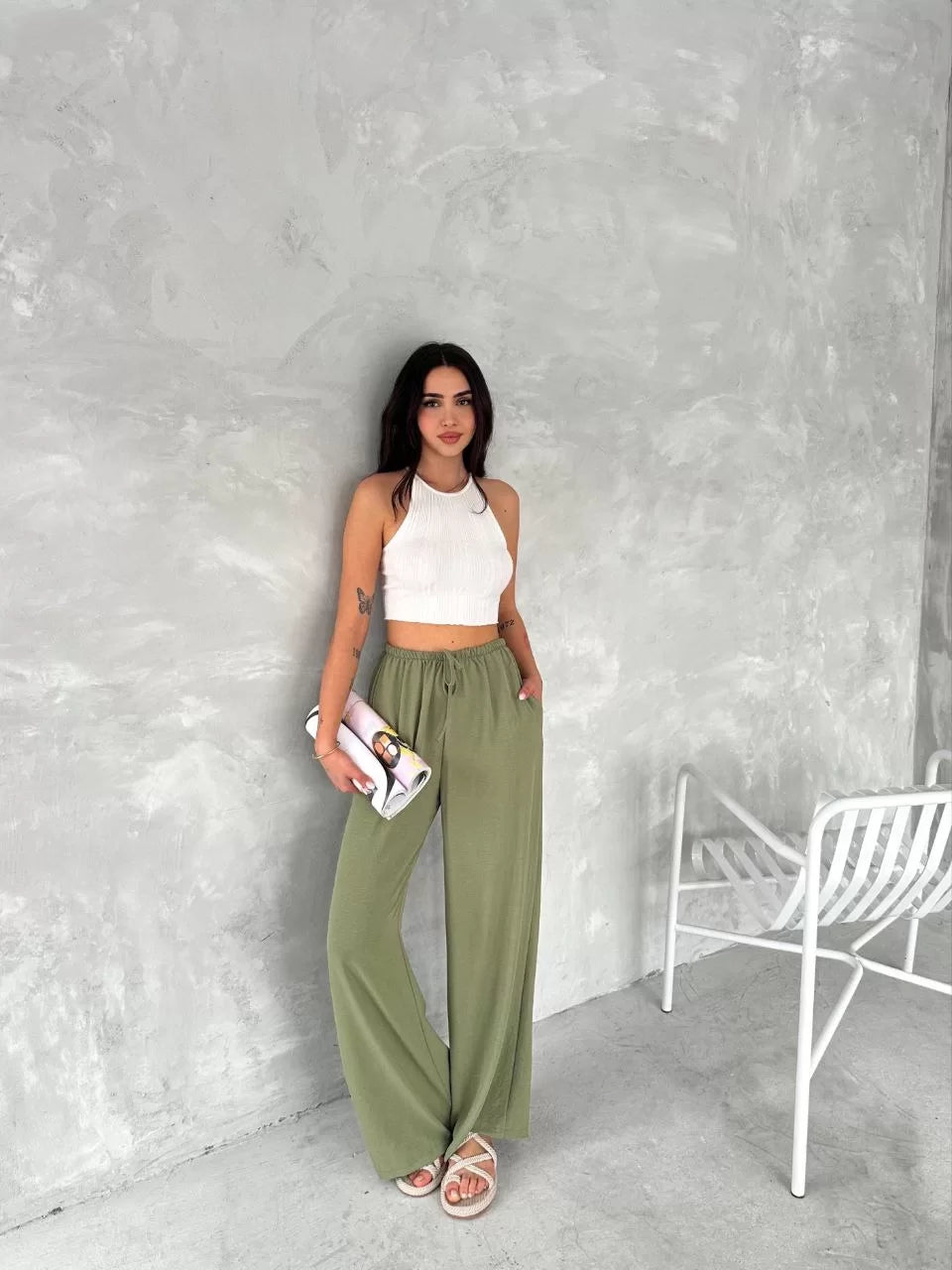 Ayrobin Oversize Kadın Pantalon - Varsayılan