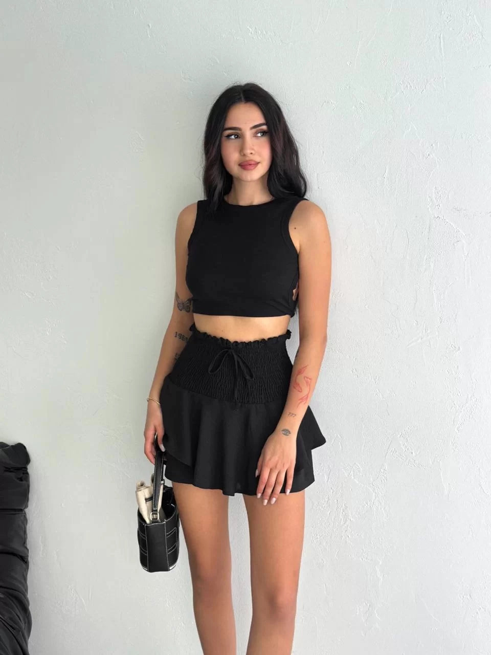 Ayrobin Şortlu Etek - Varsayılan