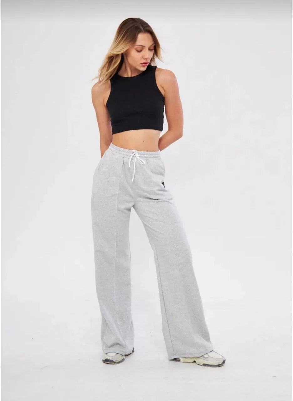 İki iplik Bol Paça Eşofman Pantalon - Varsayılan