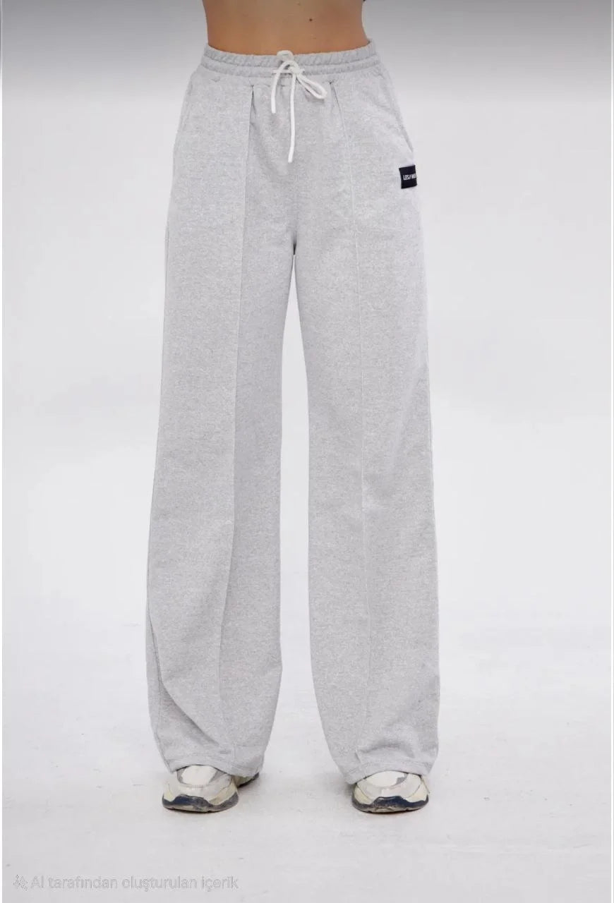 İki iplik Bol Paça Eşofman Pantalon - Varsayılan