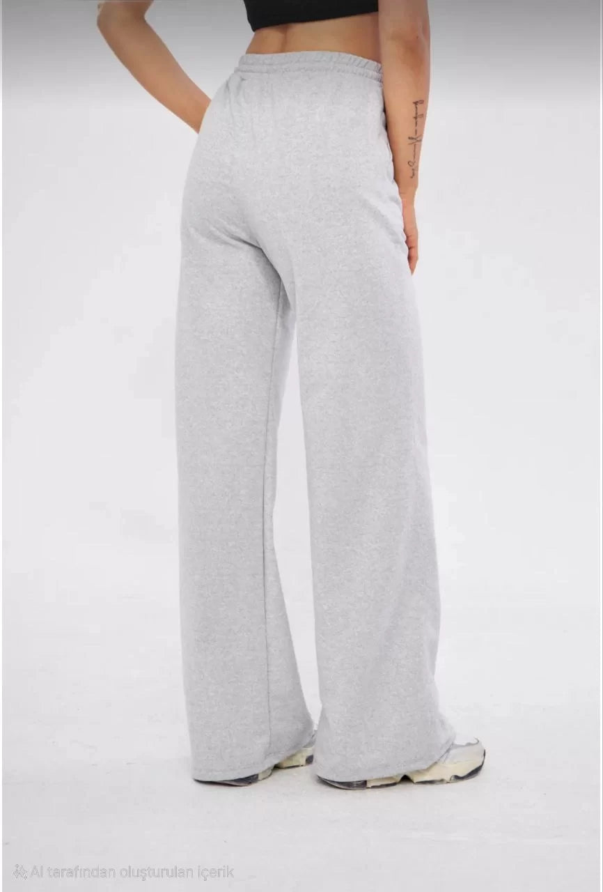 İki iplik Bol Paça Eşofman Pantalon - Varsayılan