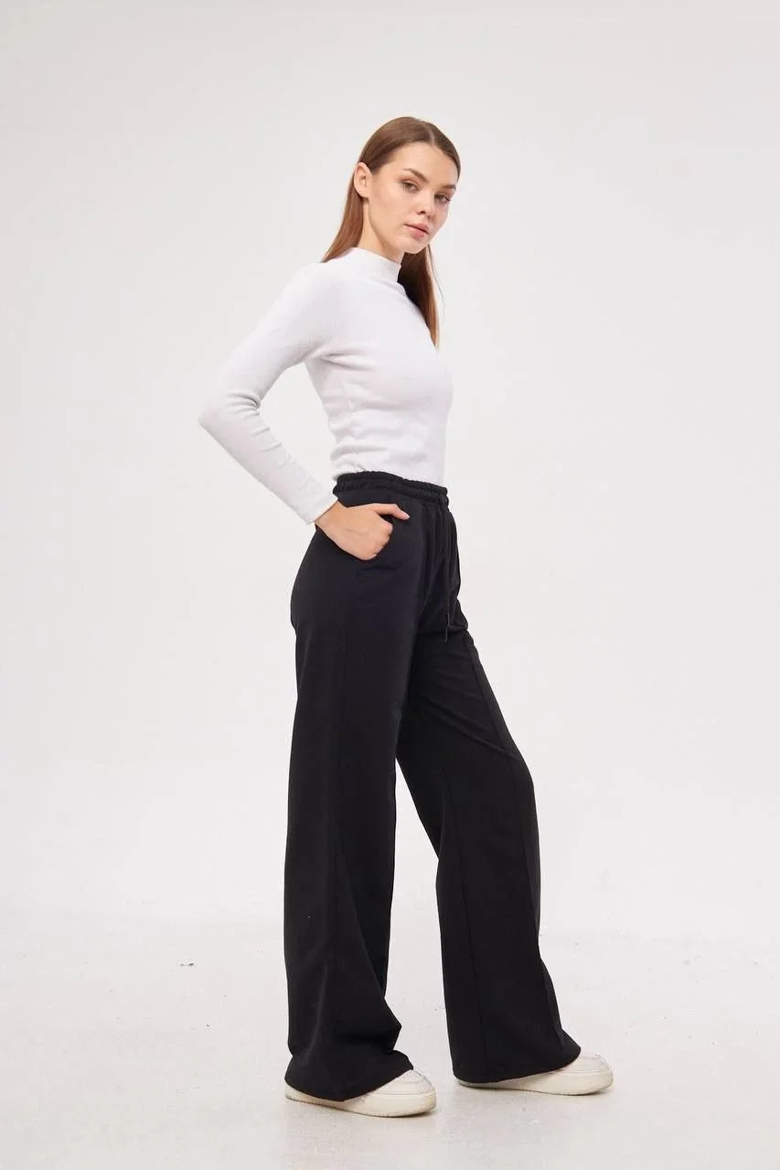 İki iplik Bol Paça Eşofman Pantalon - Varsayılan