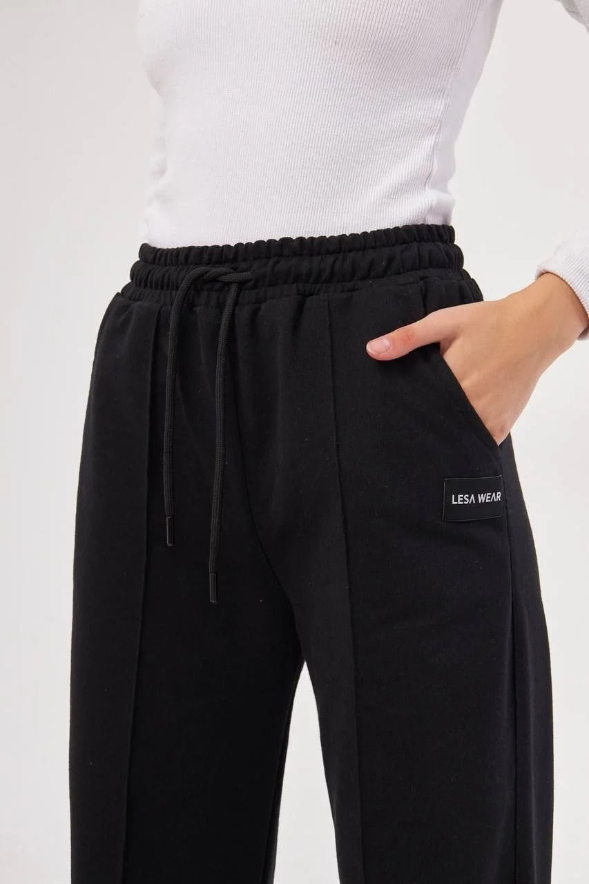 İki iplik Bol Paça Eşofman Pantalon - Varsayılan