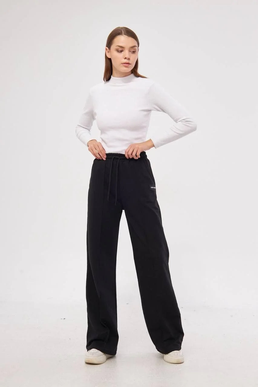 İki iplik Bol Paça Eşofman Pantalon - Varsayılan