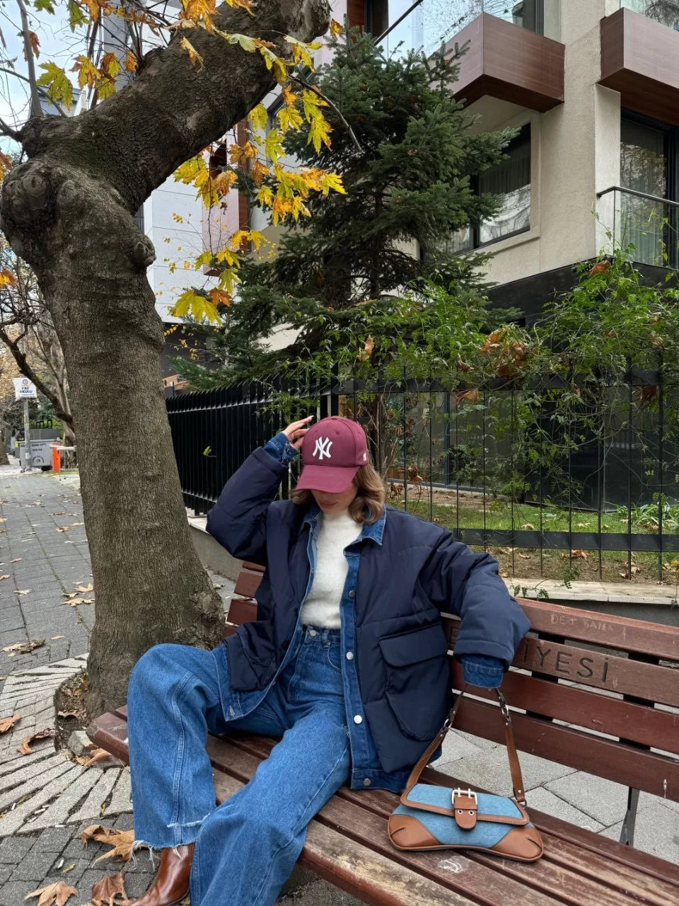 Jeans Detaylı Cıtcıtlı CEKET - Varsayılan