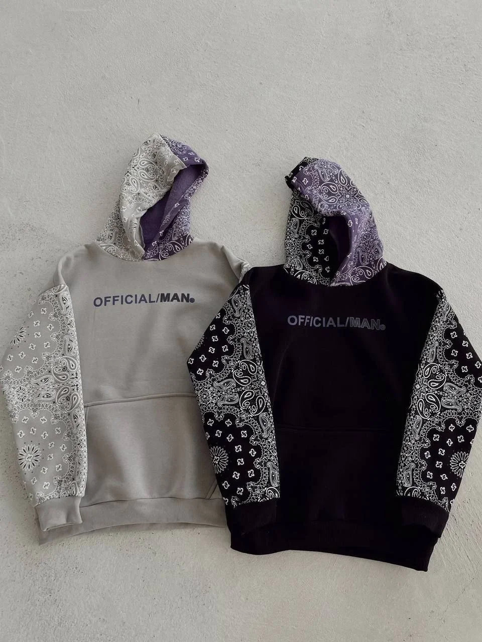 Kadın Baskılı Kapüşonlu Sweatshirt - Varsayılan