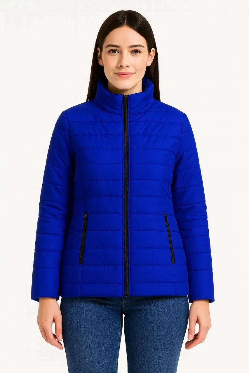 Kadın Bomber Mont Ceket – Su İtici Kumaş, Kapitone Astarlı, Fermuarlı, Kışlık - Varsayılan