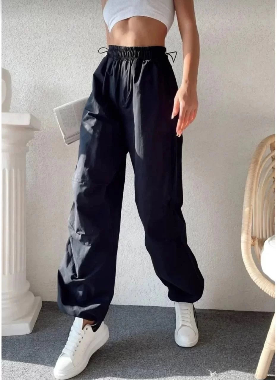 Kadın Cepli Paraşut Pantalon - Varsayılan
