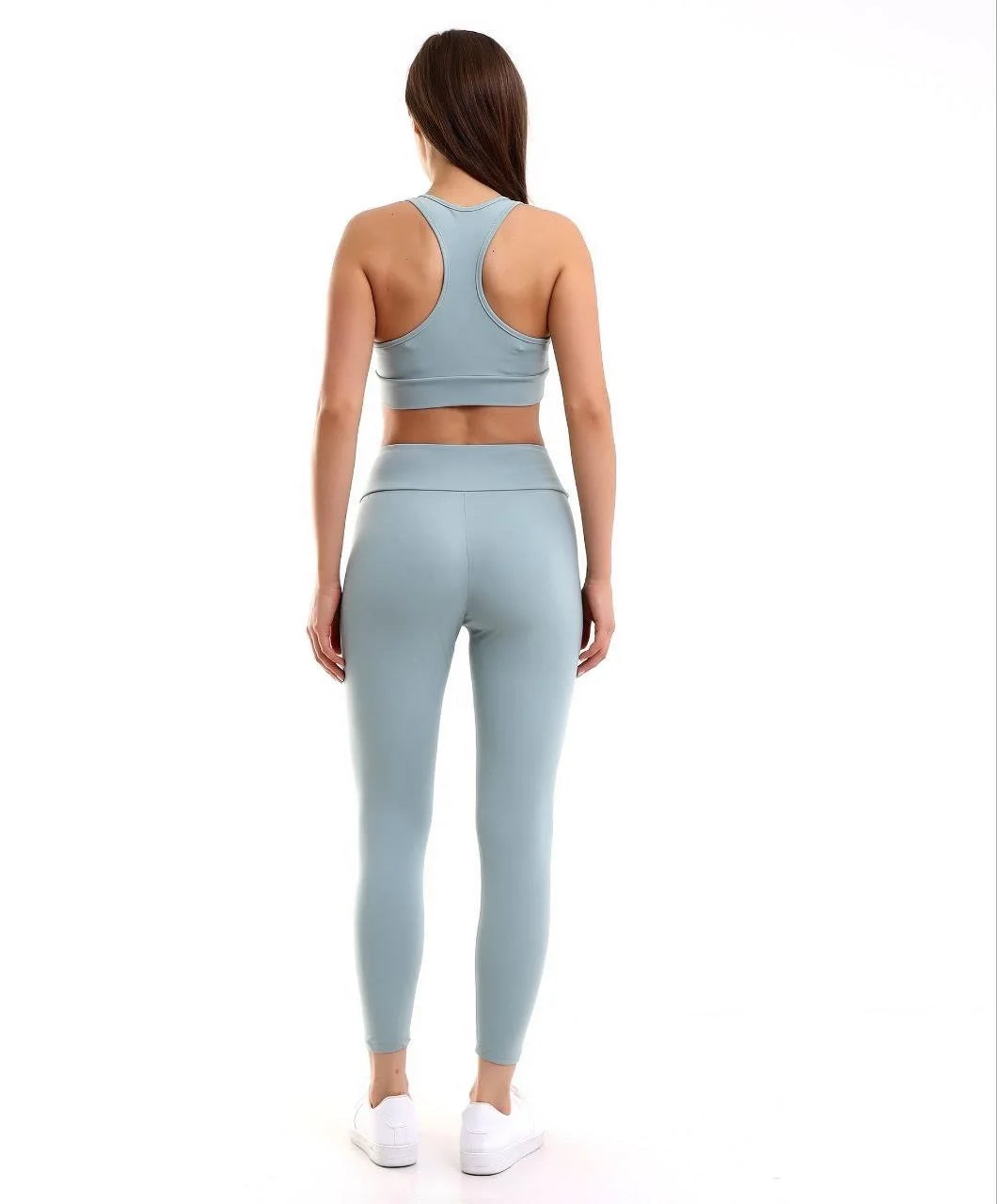 Kadın Crop Tayt İkili Spor Takımı - Varsayılan