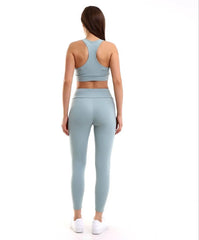 Kadın Crop Tayt İkili Spor Takımı - Varsayılan