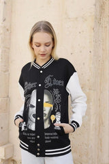 Kadın Oversize Kolej Ceket - Varsayılan