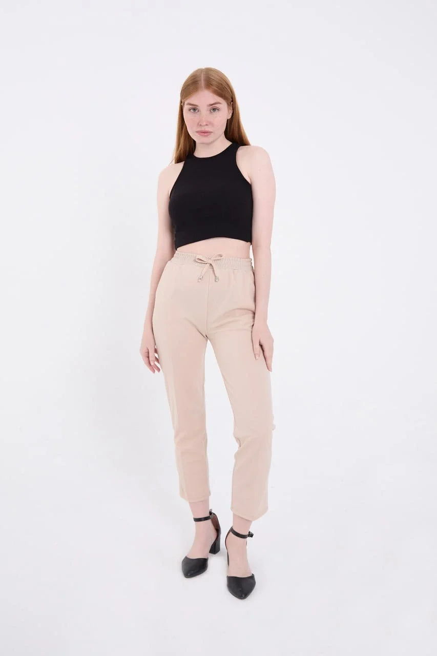 Kadın Tam Kalıp Basic Eşofman Pantolon - Varsayılan