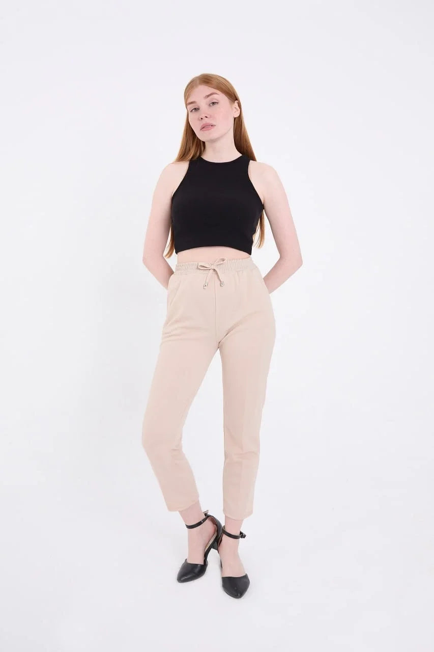 Kadın Tam Kalıp Basic Eşofman Pantolon - Varsayılan