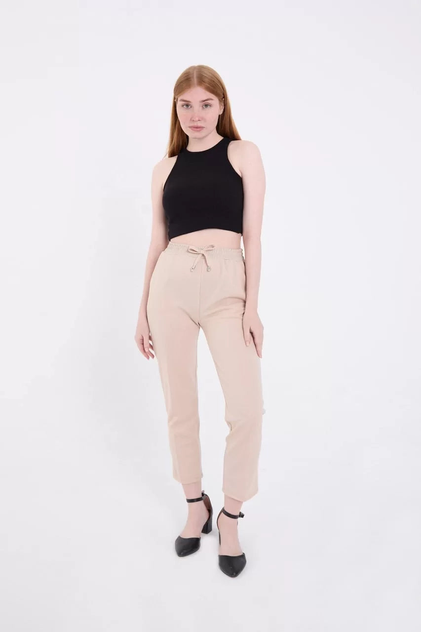 Kadın Tam Kalıp Basic Eşofman Pantolon - Varsayılan