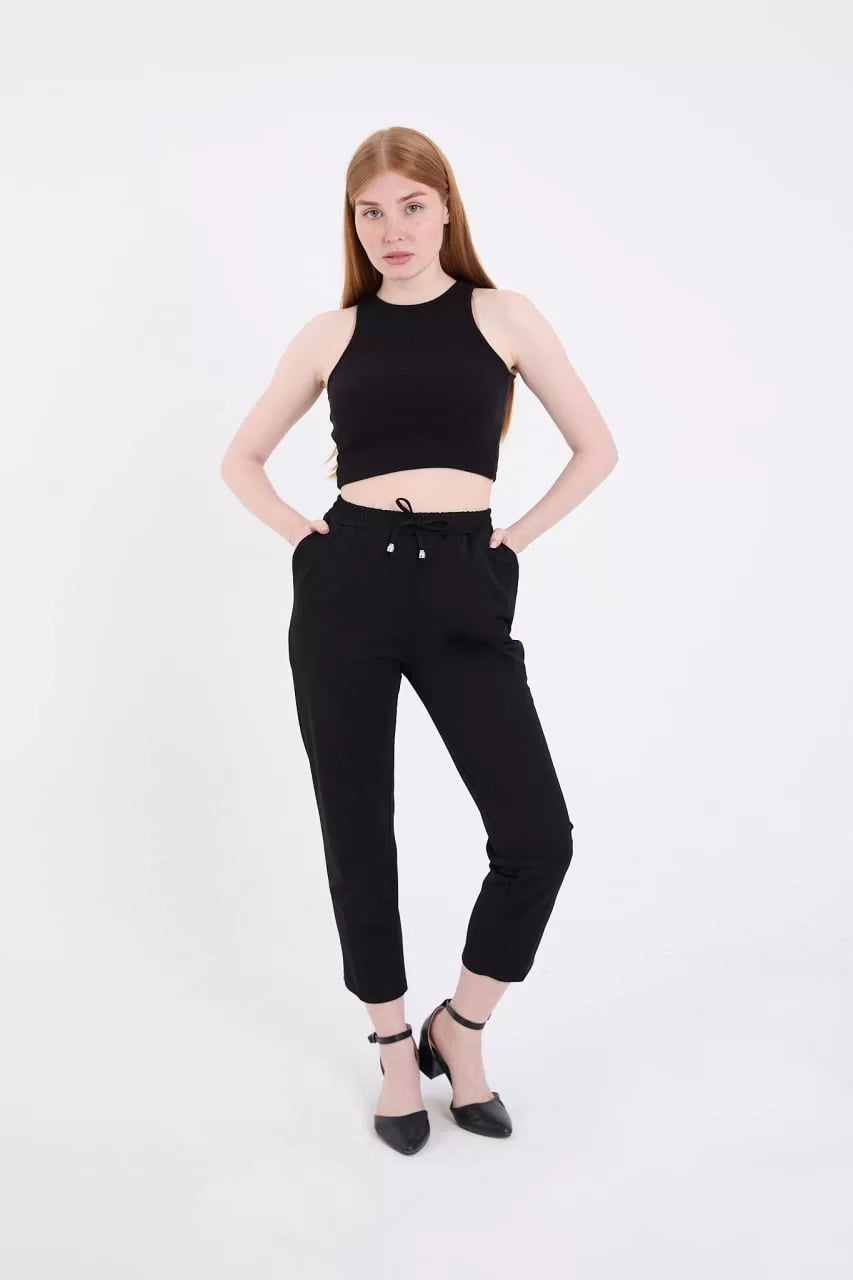 Kadın Tam Kalıp Basic Eşofman Pantolon - Varsayılan