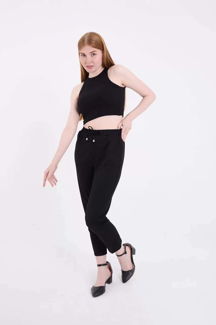 Kadın Tam Kalıp Basic Eşofman Pantolon - Varsayılan