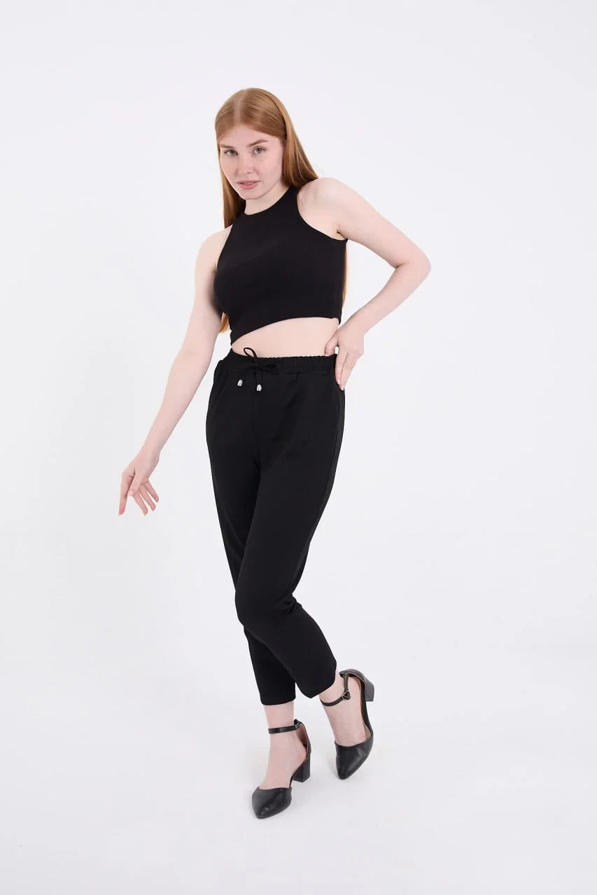 Kadın Tam Kalıp Basic Eşofman Pantolon - Varsayılan