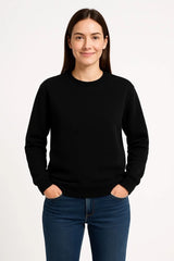 Kadın Üç İplik Düz Bisiklet Yaka SweatShirt - Varsayılan