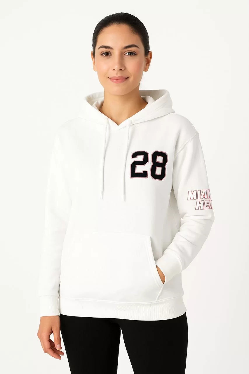 Kadın Üç İplik Kapüşonlu Ön ve Arka Baskılı SweatShirt hoodie - Varsayılan