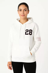 Kadın Üç İplik Kapüşonlu Ön ve Arka Baskılı SweatShirt hoodie - Varsayılan
