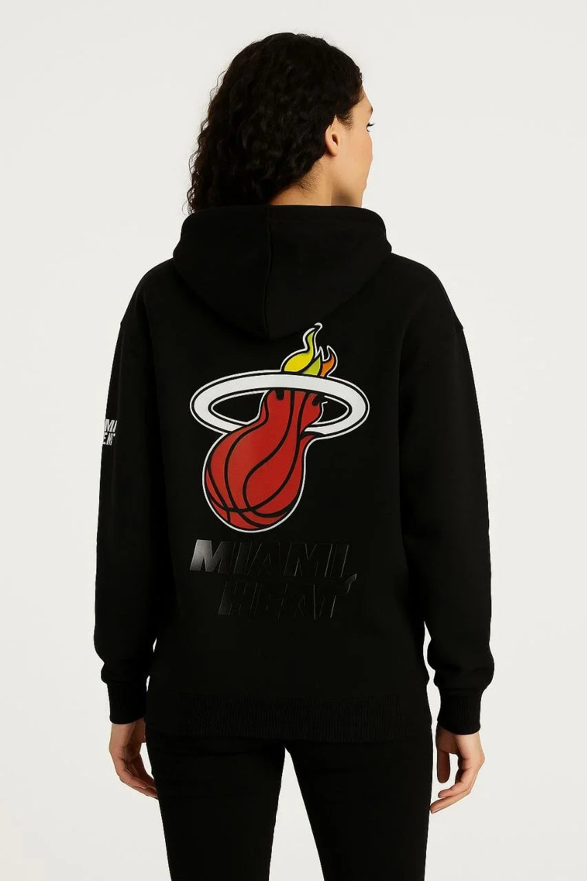Kadın Üç İplik Kapüşonlu Ön ve Arka Baskılı SweatShirt hoodie - Varsayılan
