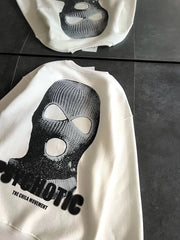 Kışlık Bisiklet Yaka Baskılı SweatShirt - Varsayılan