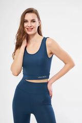 Kolsuz Sporcu Baskılı Crop - Varsayılan