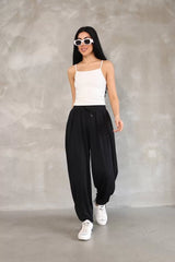 Osy Modal Yumuşak Dokulu Kumaş Şalvar Pantalon - Varsayılan