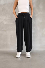 Osy Modal Yumuşak Dokulu Kumaş Şalvar Pantalon - Varsayılan