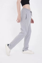 Oversize Boru Paça Baskılı Eşofman Pantolon - Varsayılan