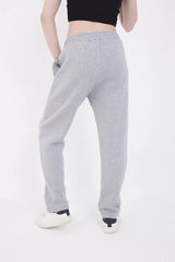 Oversize Boru Paça Baskılı Eşofman Pantolon - Varsayılan