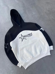Parçalı Nakış İşlemelı Kapüşonlu SweatShirt - Varsayılan