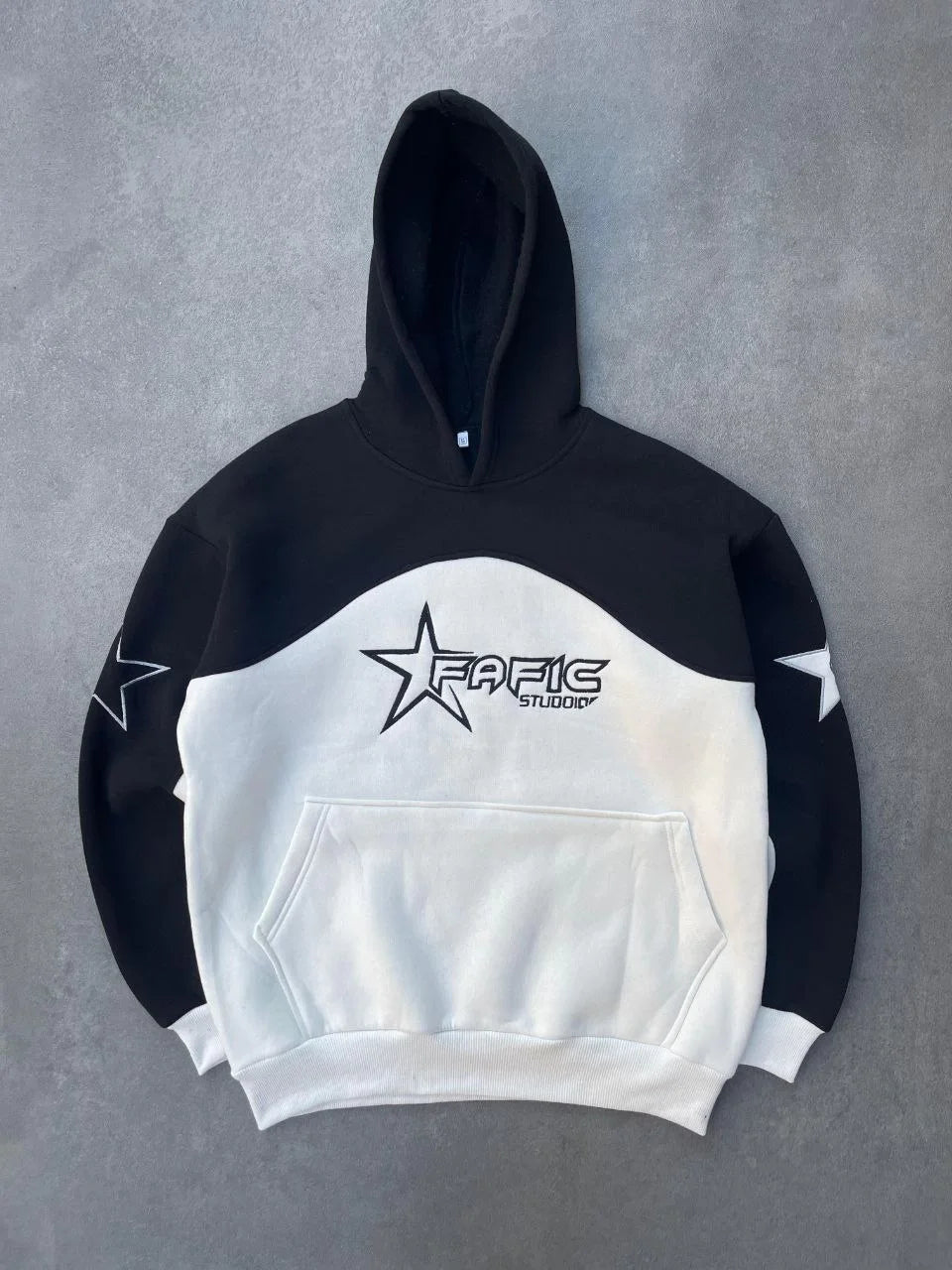 Parçalı Nakış İşlemelı Kapüşonlu SweatShirt - Varsayılan