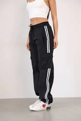 Paraşüt Kumaş Kargo Ceplı Baggy Eşofman - Varsayılan
