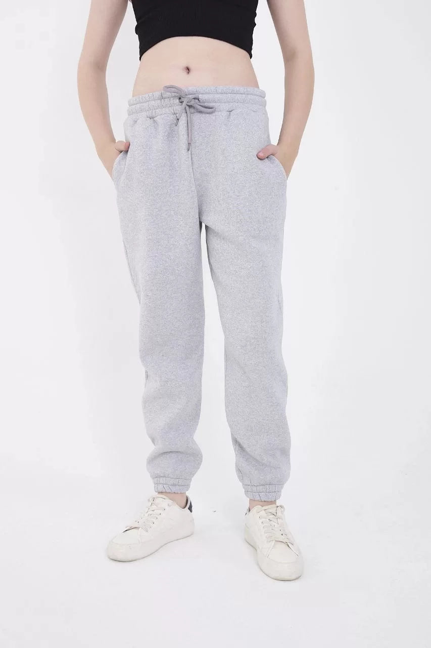 Üç İplik Basic Lastikli Eşofman Pantolon - Varsayılan