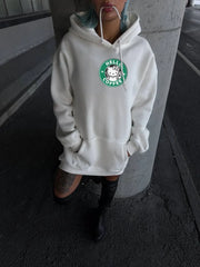 Üç İplik Penye Uzun Kol Kapüşonlu SweatShirt - Varsayılan