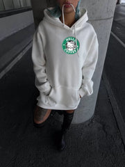 Üç İplik Penye Uzun Kol Kapüşonlu SweatShirt - Varsayılan