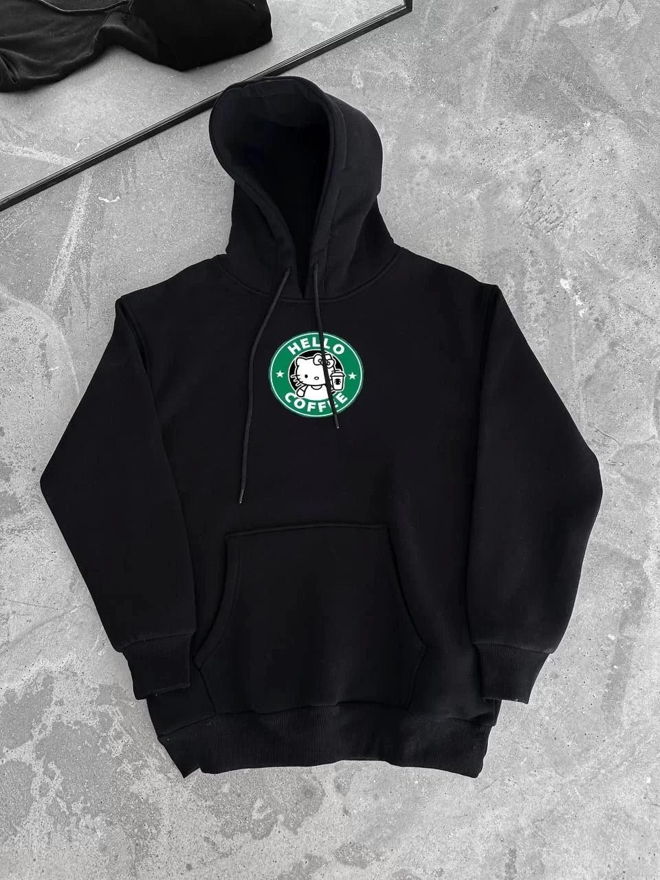 Üç İplik Penye Uzun Kol Kapüşonlu SweatShirt - Varsayılan