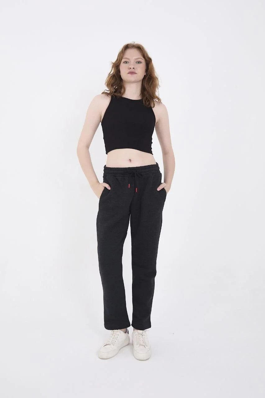 Unisex Üç İplik Basic Eşofman Pantolon - Varsayılan