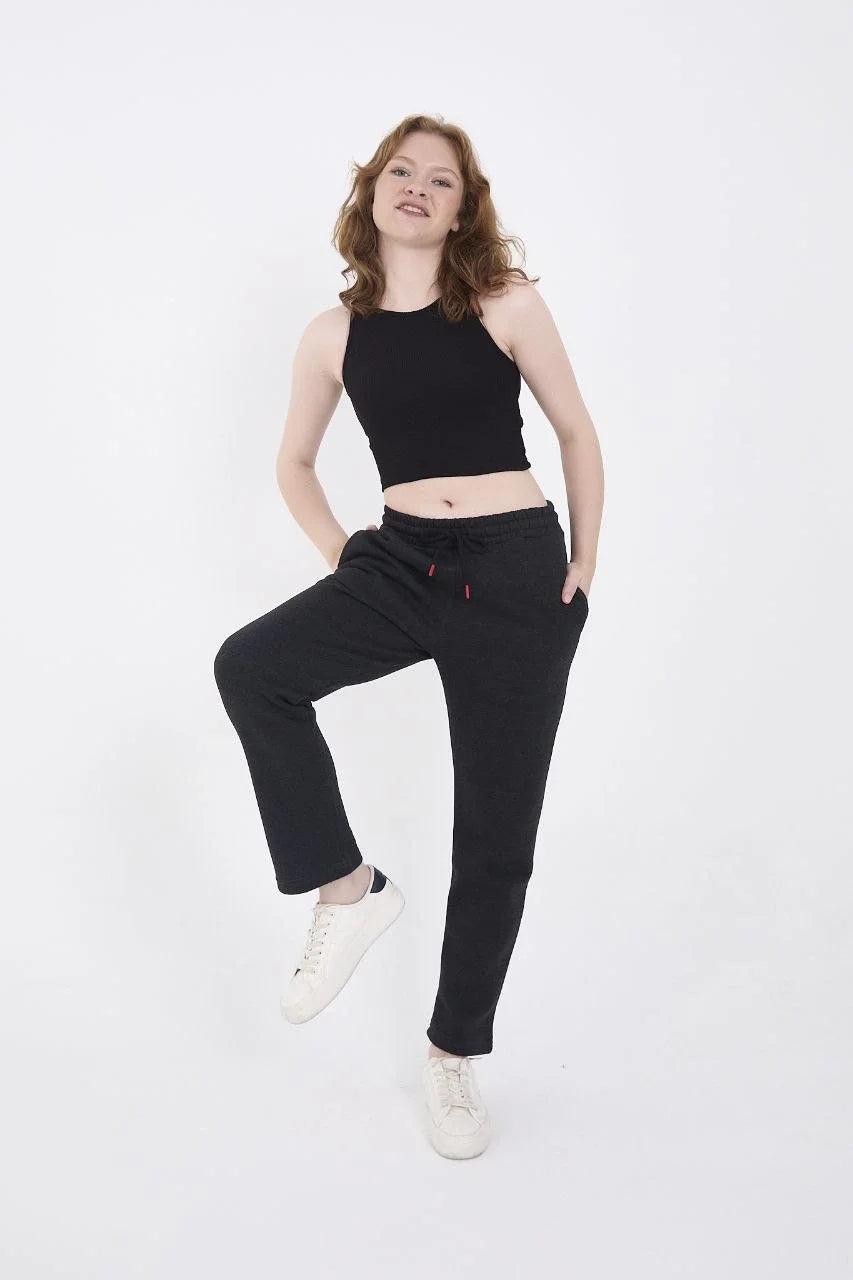 Unisex Üç İplik Basic Eşofman Pantolon - Varsayılan