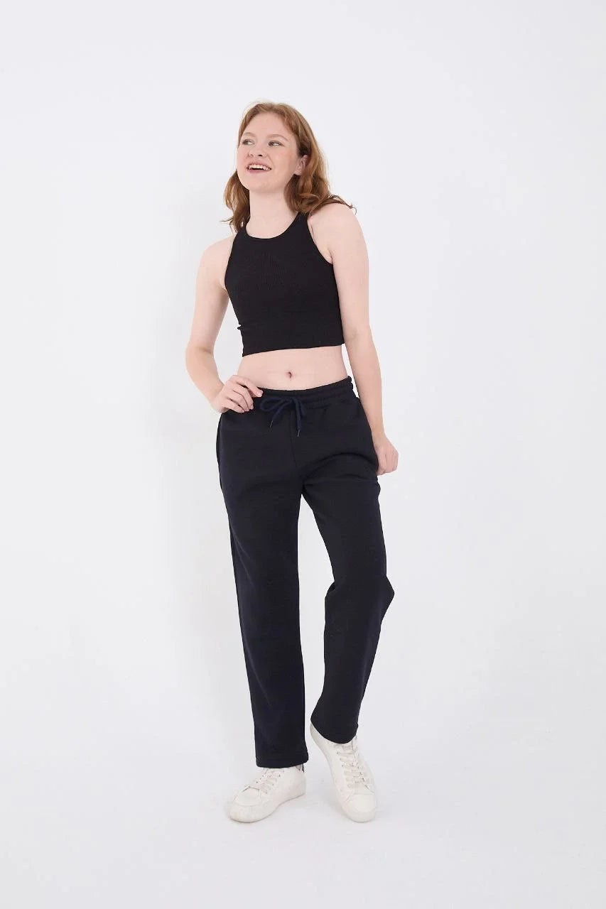 Unisex Üç İplik Basic Eşofman Pantolon - Varsayılan