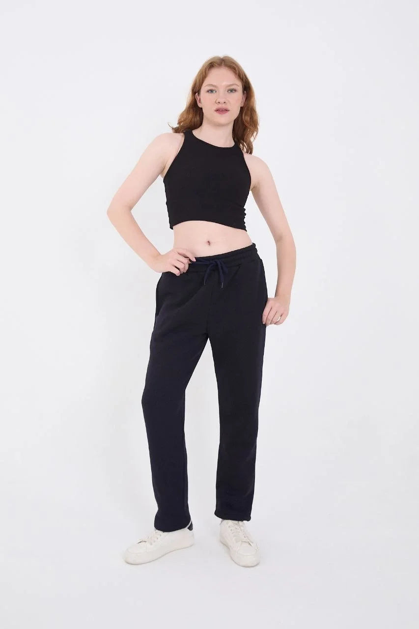 Unisex Üç İplik Basic Eşofman Pantolon - Varsayılan